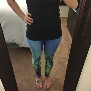 Tree Lotus Workout Leggings